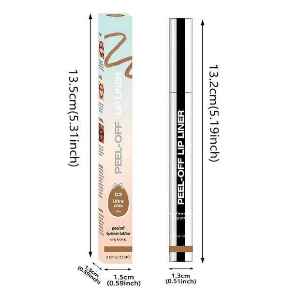 Lip Tint Peel Off – Encre à Lèvres Waterproof Longue Tenue,