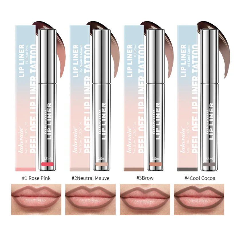 Lip Tint Peel Off – Encre à Lèvres Waterproof Longue Tenue,
