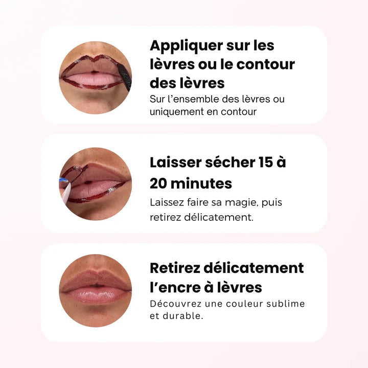 Lip Tint Peel Off – Encre à Lèvres Waterproof Longue Tenue,