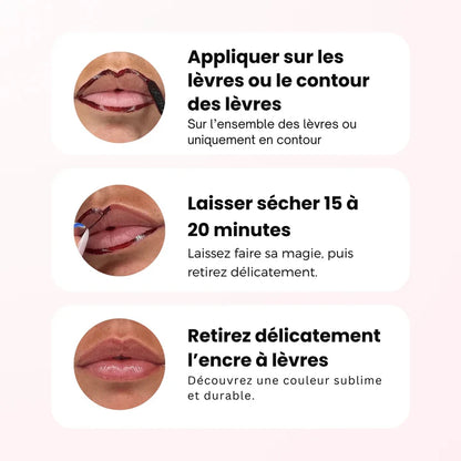 Lip Tint Peel Off – Encre à Lèvres Waterproof Longue Tenue,